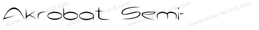 Akrobat Semi字体转换